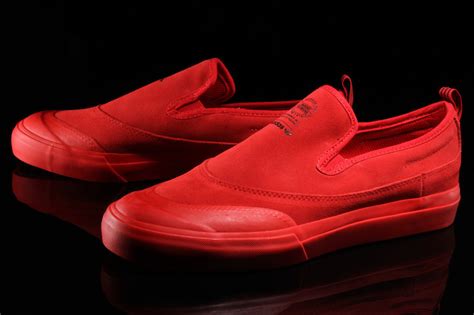 Adidas slip on scarlett red